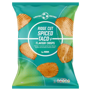 Limited Edition Ridge Cut Spiced Taco Flavour Crisps 150g