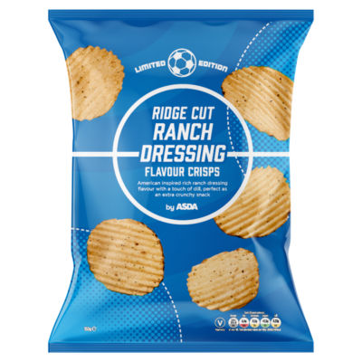 Limited Edition Ridge Cut Ranch Dressing Flavour Crisps 150g thumbnail 2
