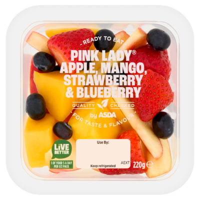 Pink Lady Apple, Mango, Strawberry & Blueberry 220g thumbnail 2