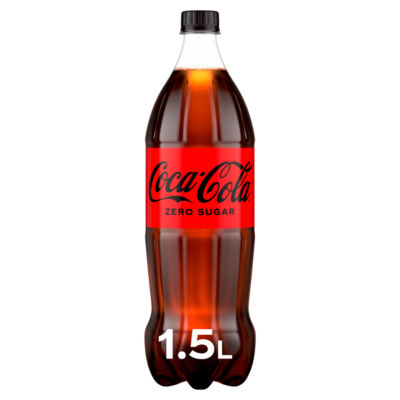 Coca-Cola Zero Sugar Soft Drink Bottle 1.5L