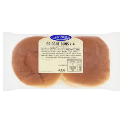 Brioche Buns x 4