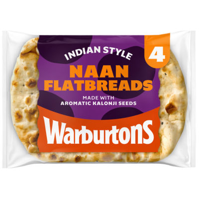 4 Indian Style Naan Flatbreads thumbnail 2