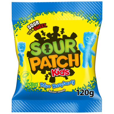 Sour Patch Kids Blue Raspberry Flavour Sweets 120G