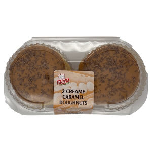 2 Creamy Caramel Doughnuts