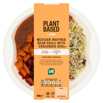 Mexican Inspired Bean Chilli with Coriander Rice 380g