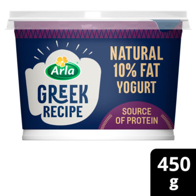 Greek Recipe 10% Fat Natural Yogurt 450g thumbnail 3