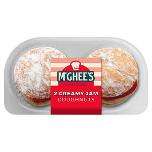 2 Creamy Jam Doughnuts