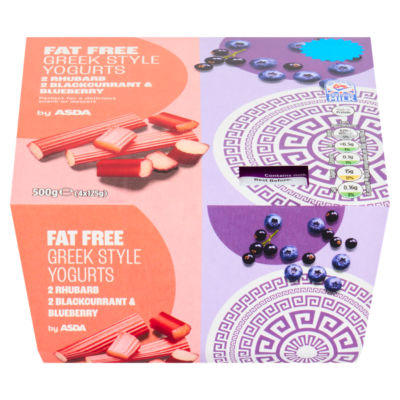 Fat Free Greek Style Yogurts 500g (4 x 125g) thumbnail 2