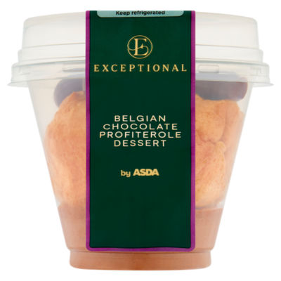Belgian Chocolate Profiterole Dessert 90g