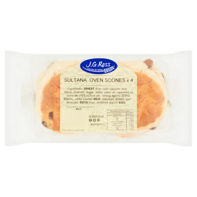 4 Sultana Oven Scones