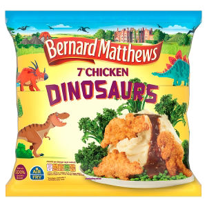 Chicken Dinosaurs – Crispy Frozen Chicken Pieces 350g, Fun Meals for Kids