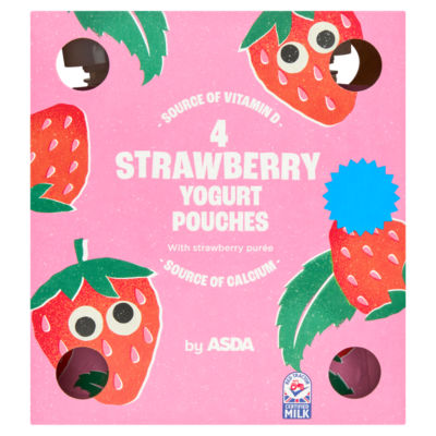 Strawberry Yogurt Pouches 320g (4 x 80g) thumbnail 2