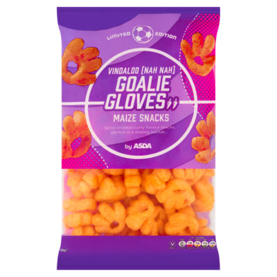 Limited Edition Vindaloo [Nah Nah] Goalie Gloves Maize Snacks 140g