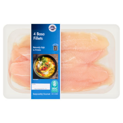 4 Basa Fillets 500g