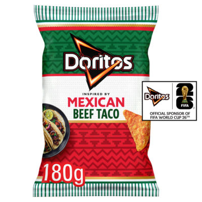 Doritos Mexican Beef Taco Flavour Corn Chips 180g
