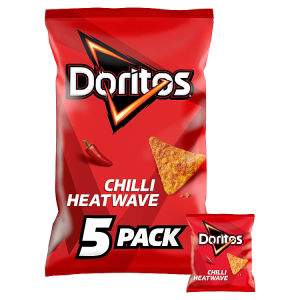 Doritos Chilli Heatwave Crisps 5 x 30g