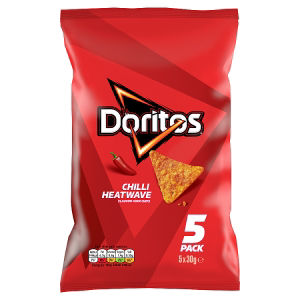 Chilli Heatwave Tortilla Chips Multipack Crisps 5x30g thumbnail 2