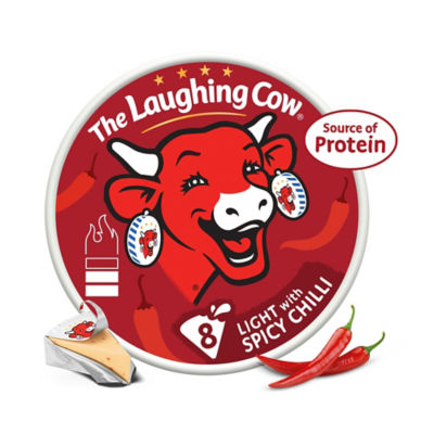 Light Chilli Cheese Spread Triangles x8 120g