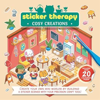 Sticker Therapy - Sticker Therapy: Cosy Creations by Igloo Books Hardback