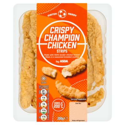 Crispy Champion Chicken Strips 200g