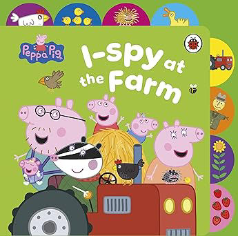 Peppa Pig: I Spy at the Farm by Peppa Pig Kids Book