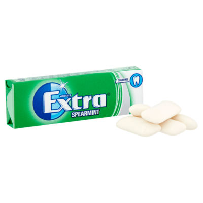 Spearmint Sugar Free Chewing Gum x10 Pieces thumbnail 3