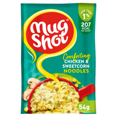 Mug Shot Chicken Noodles with Sweetcorn & Mushrooms