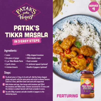 Tikka Masala Curry Spice Paste 283g thumbnail 3