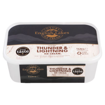 Luxury Ice Cream Thunder & Lightning 1 Litre