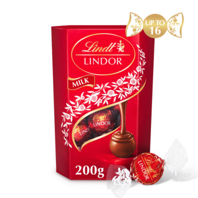 Lindor Milk Chocolate Truffles Box 200g thumbnail 2