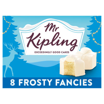 Frosty Fancies Christmas Cakes 8 Pack