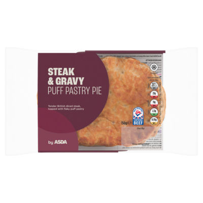 Steak & Gravy Puff Pastry Pie 150g thumbnail 2