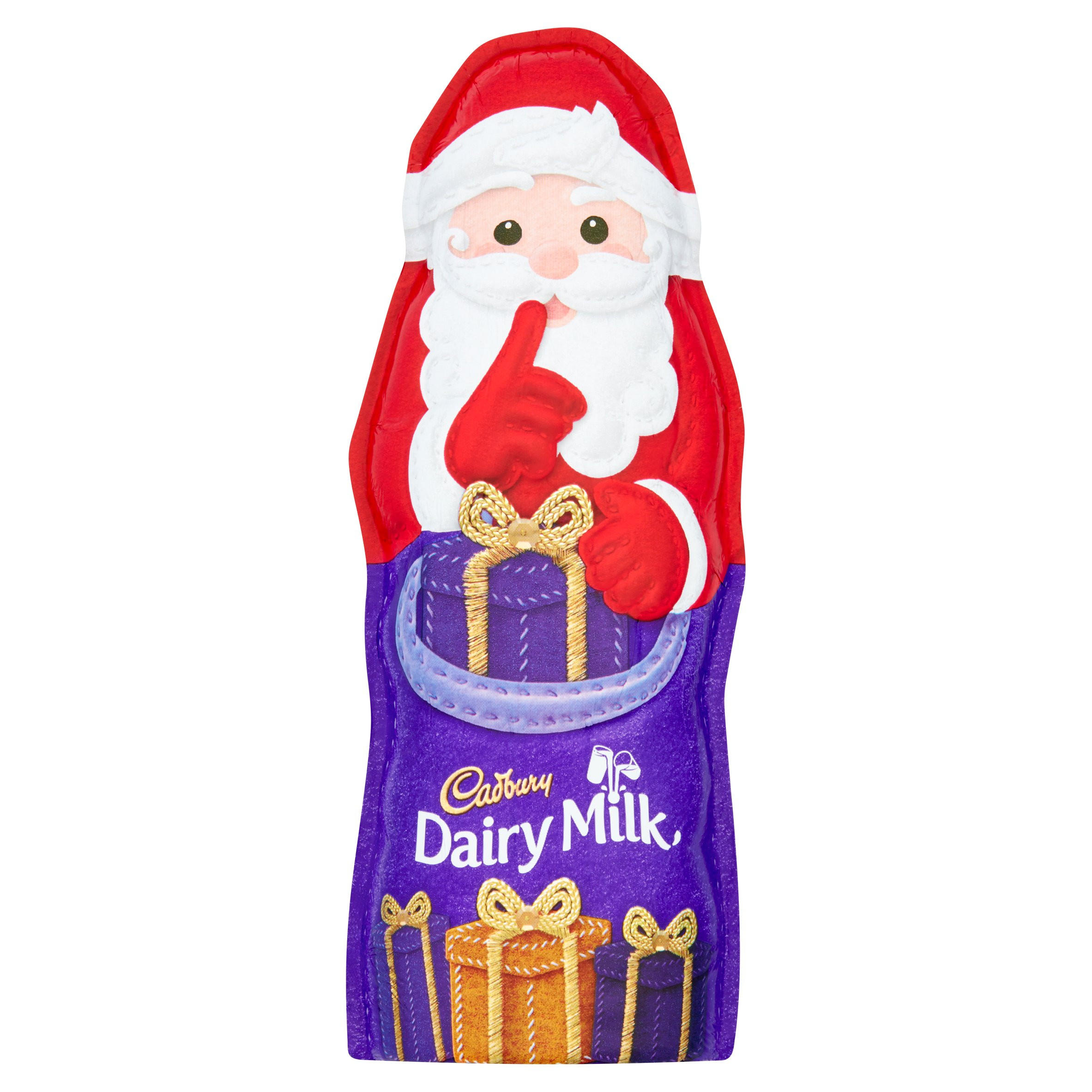 Cadbury Dairy Milk Christmas Chocolate Santa Hollow Figure 100g