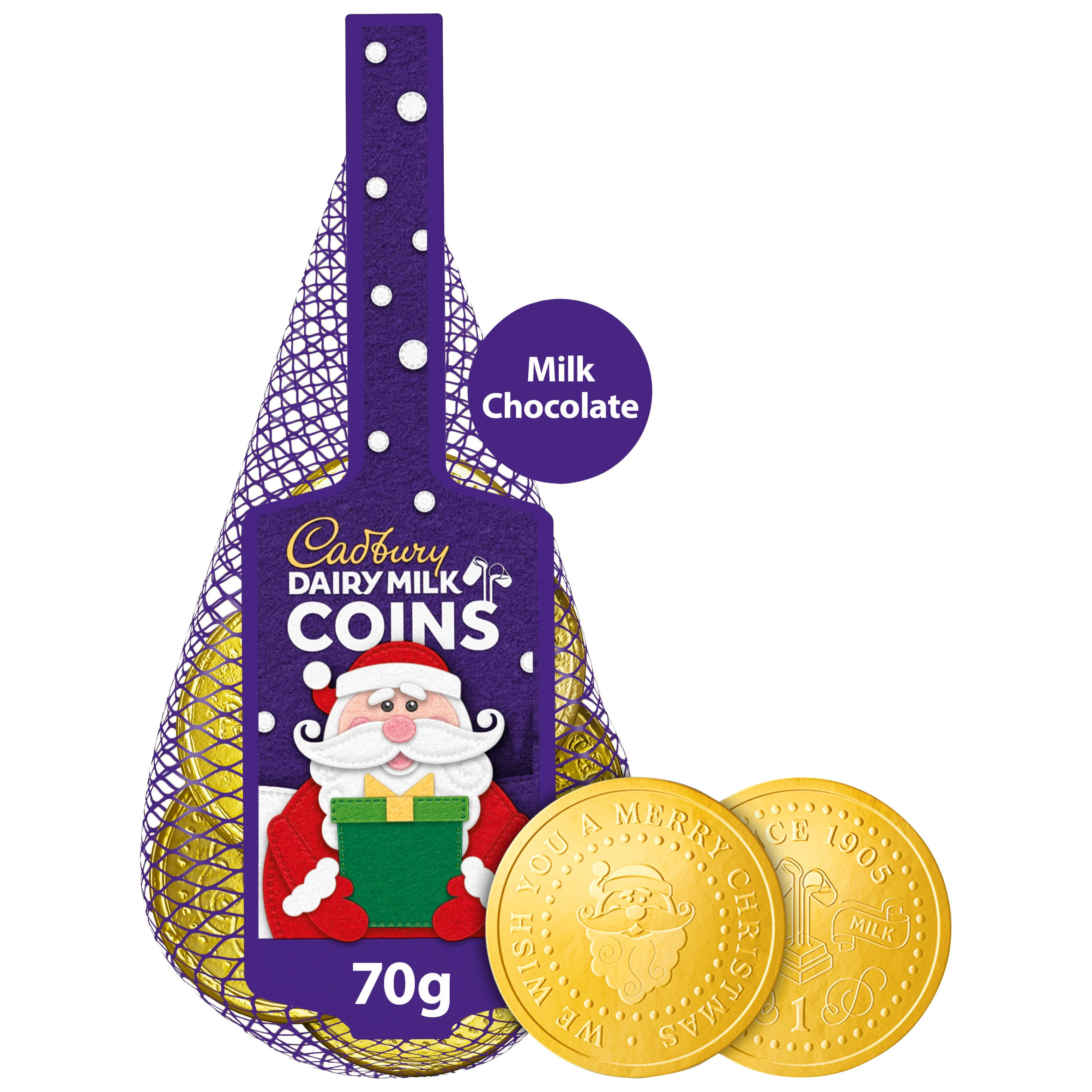 Cadbury Dairy Milk Chocolate Coins Net 70g