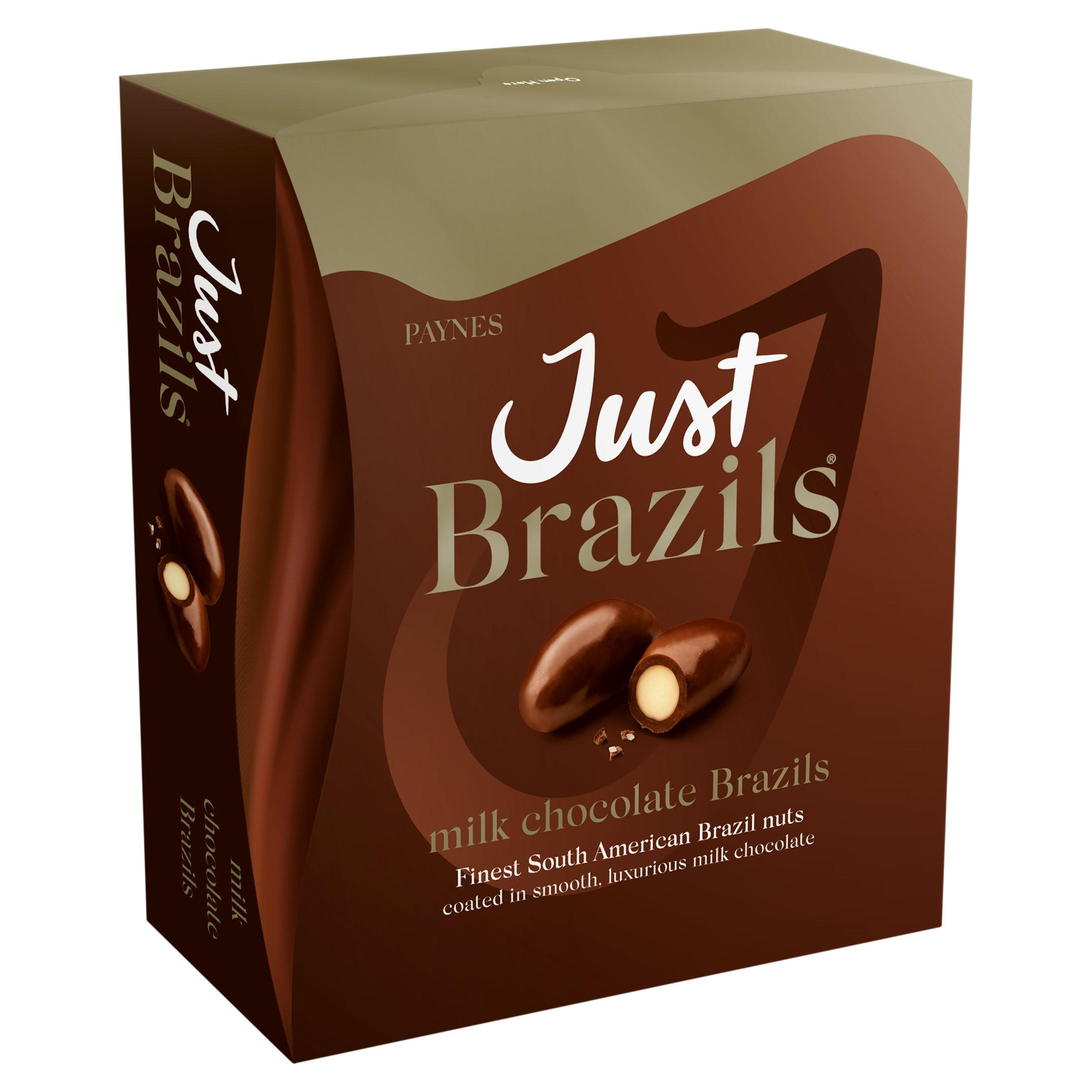Just Brazils Milk Chocolate Brazils 150g