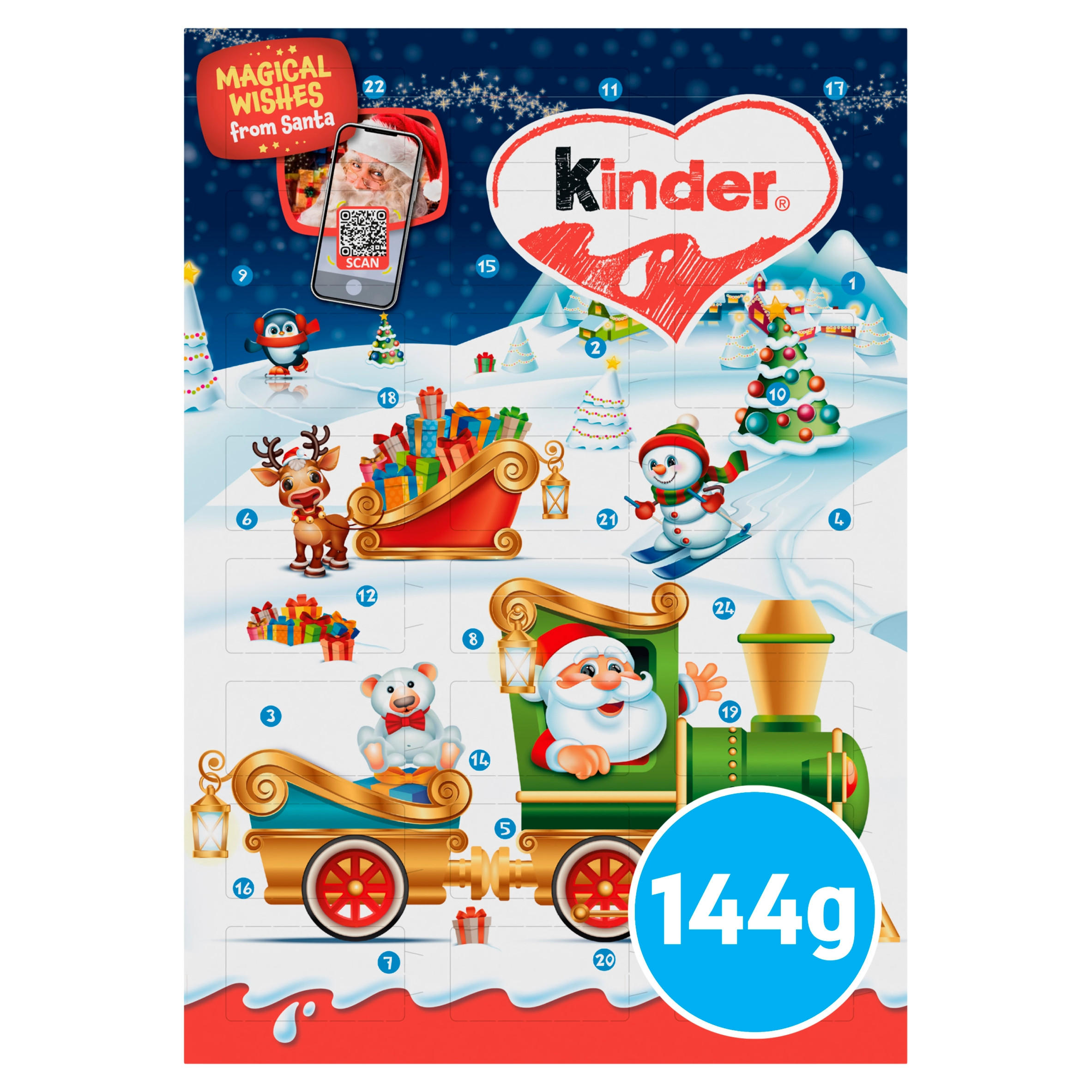Kinder Chocolate 24 Minis Advent Calendar
