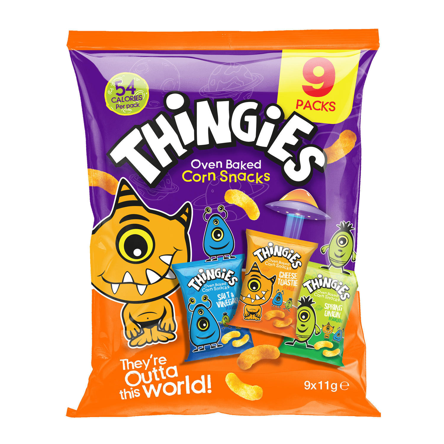 Thingies Oven Baked Corn Snacks 9 x 11g