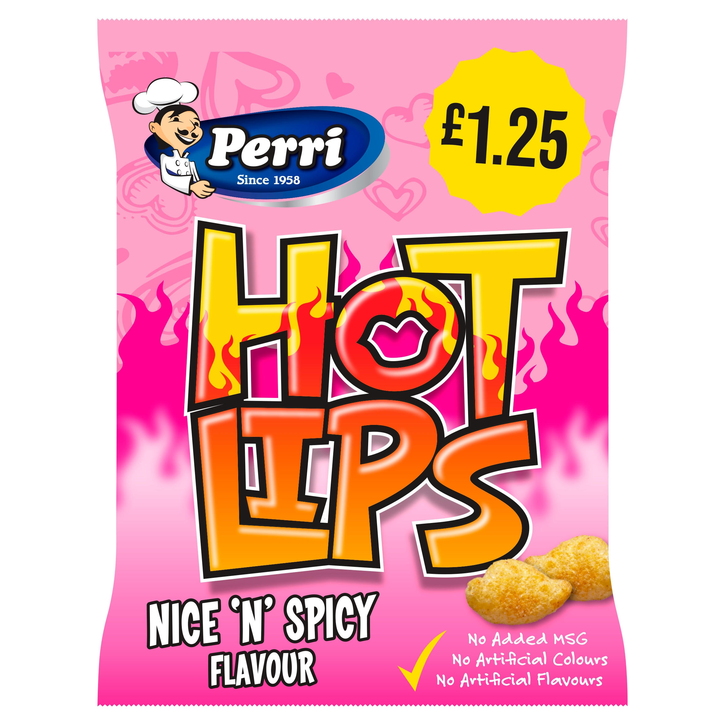 Perri Nice 'n' Spicy Flavour Hot Lips 40g