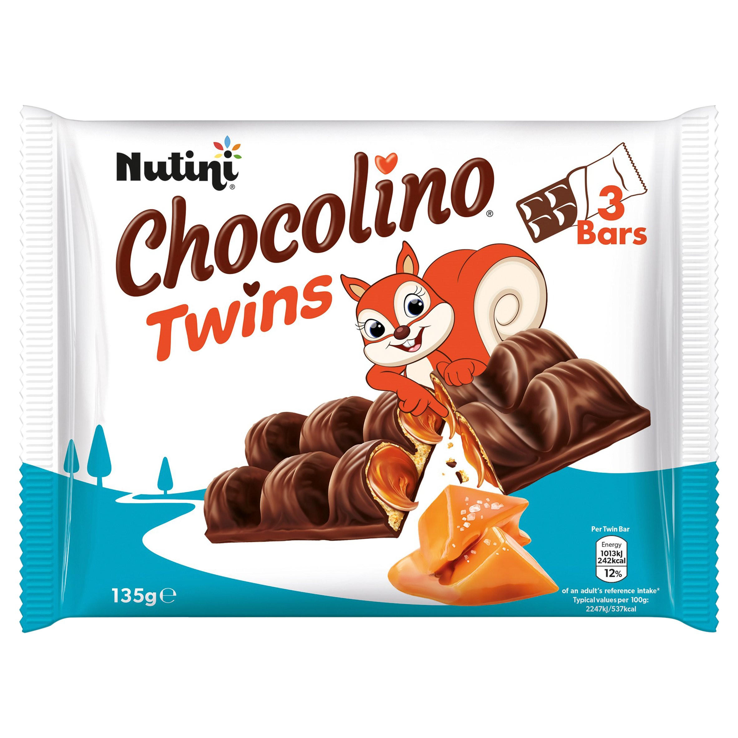 Nutini Chocolino Twins 3 x 45g (135g)