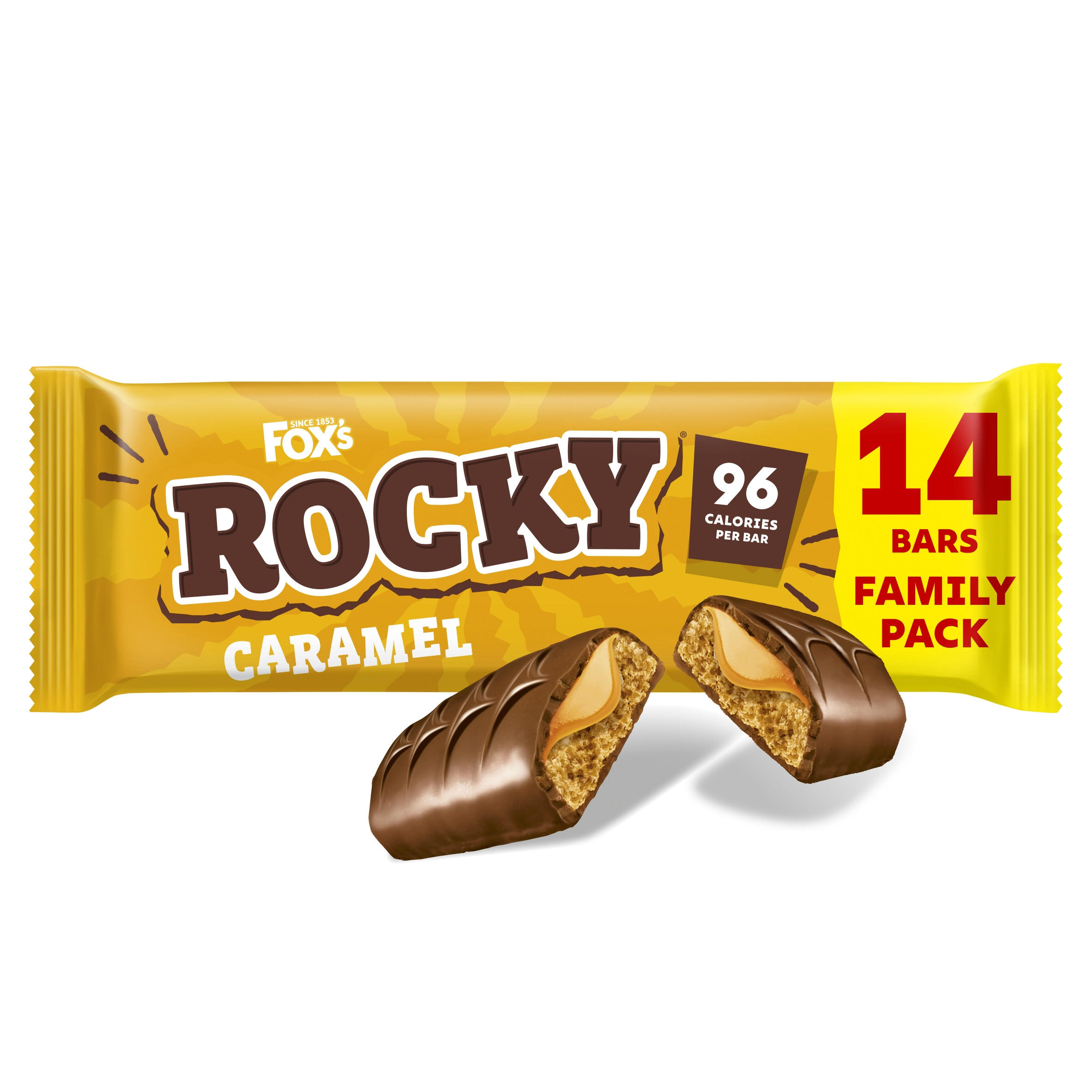 Fox's Biscuits Rocky Caramel Biscuit Bars 14 Bars Multipack