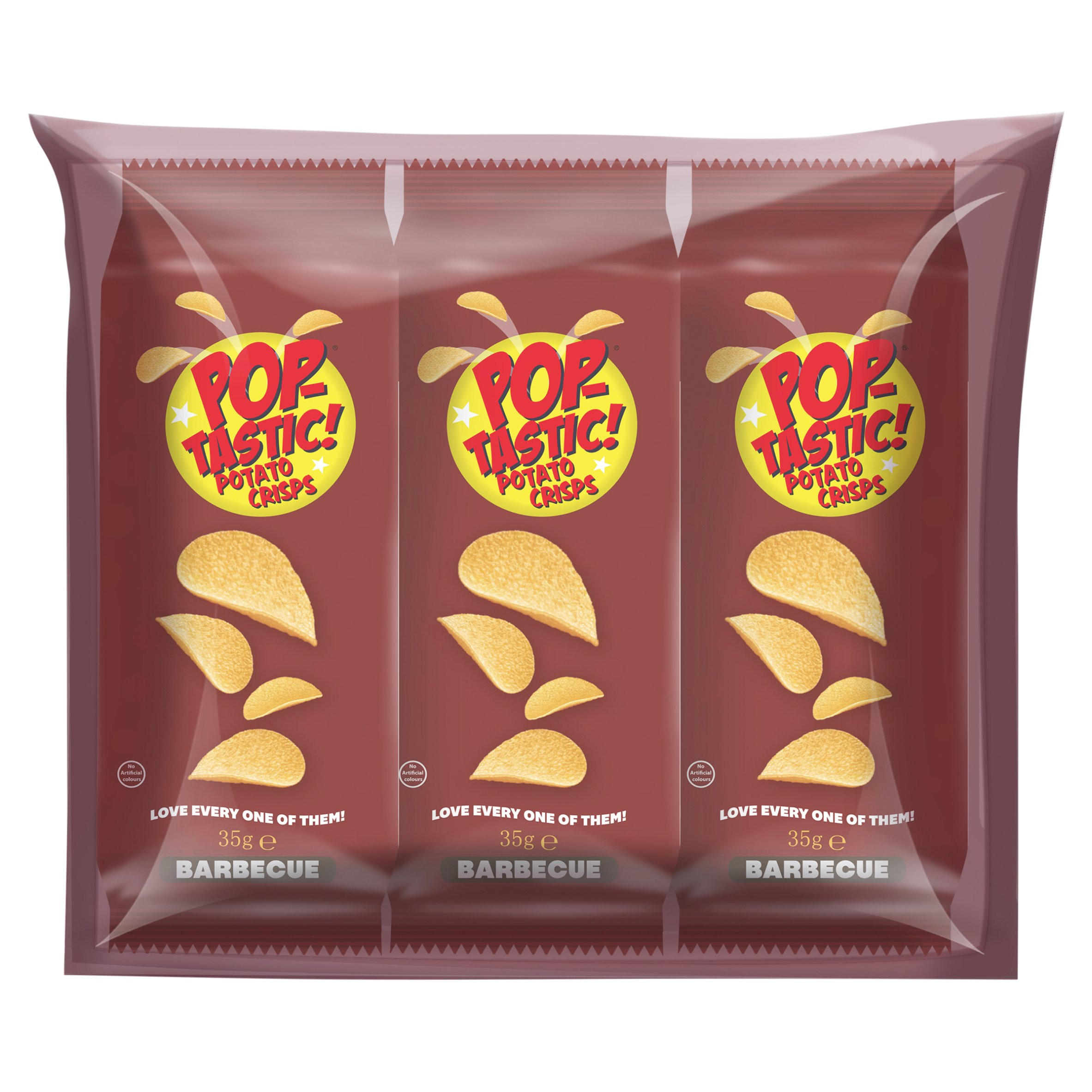 Pop-Tastic! Barbecue Potato Crisps 35g
