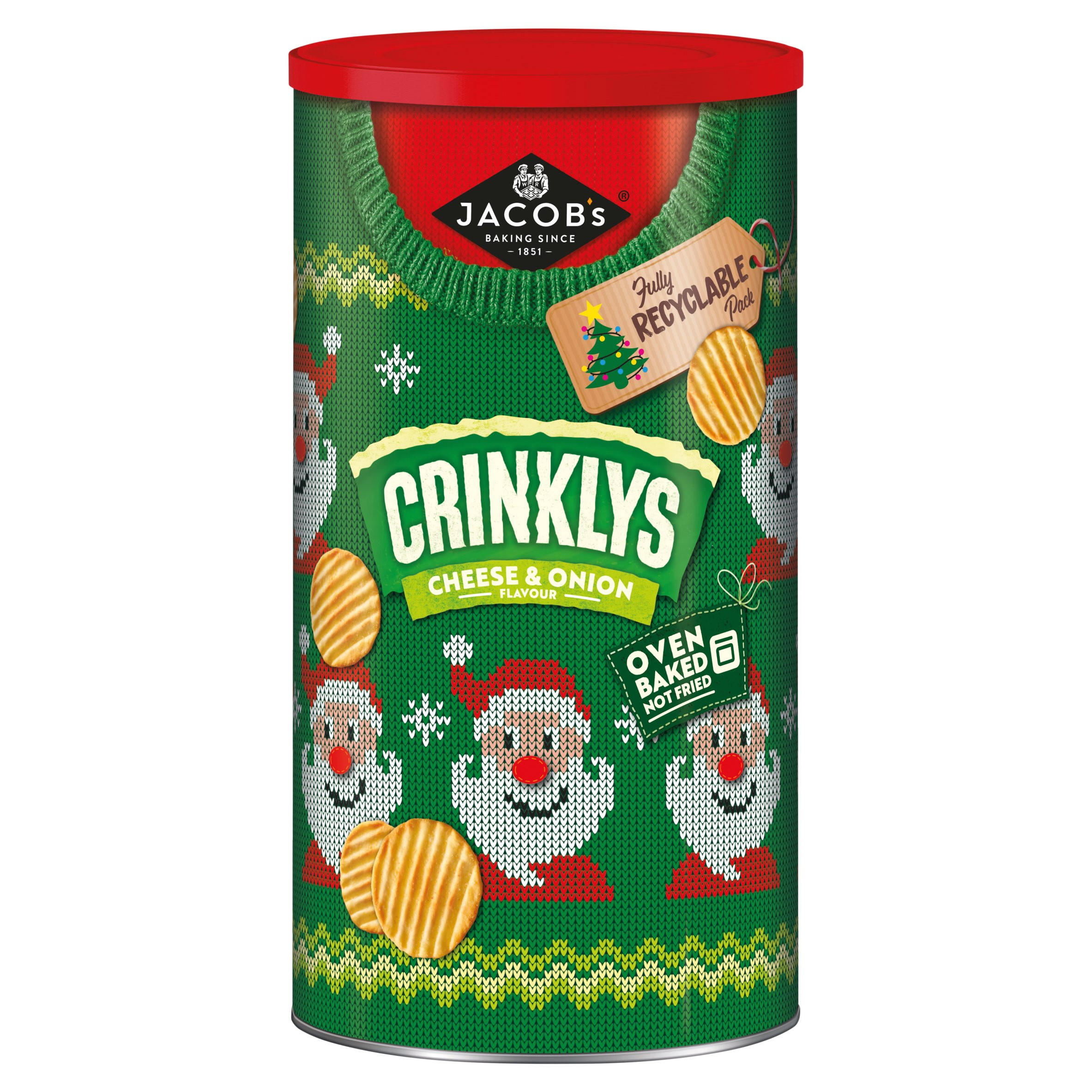 Jacob's Crinklys Cheese & Onion Caddy 200g
