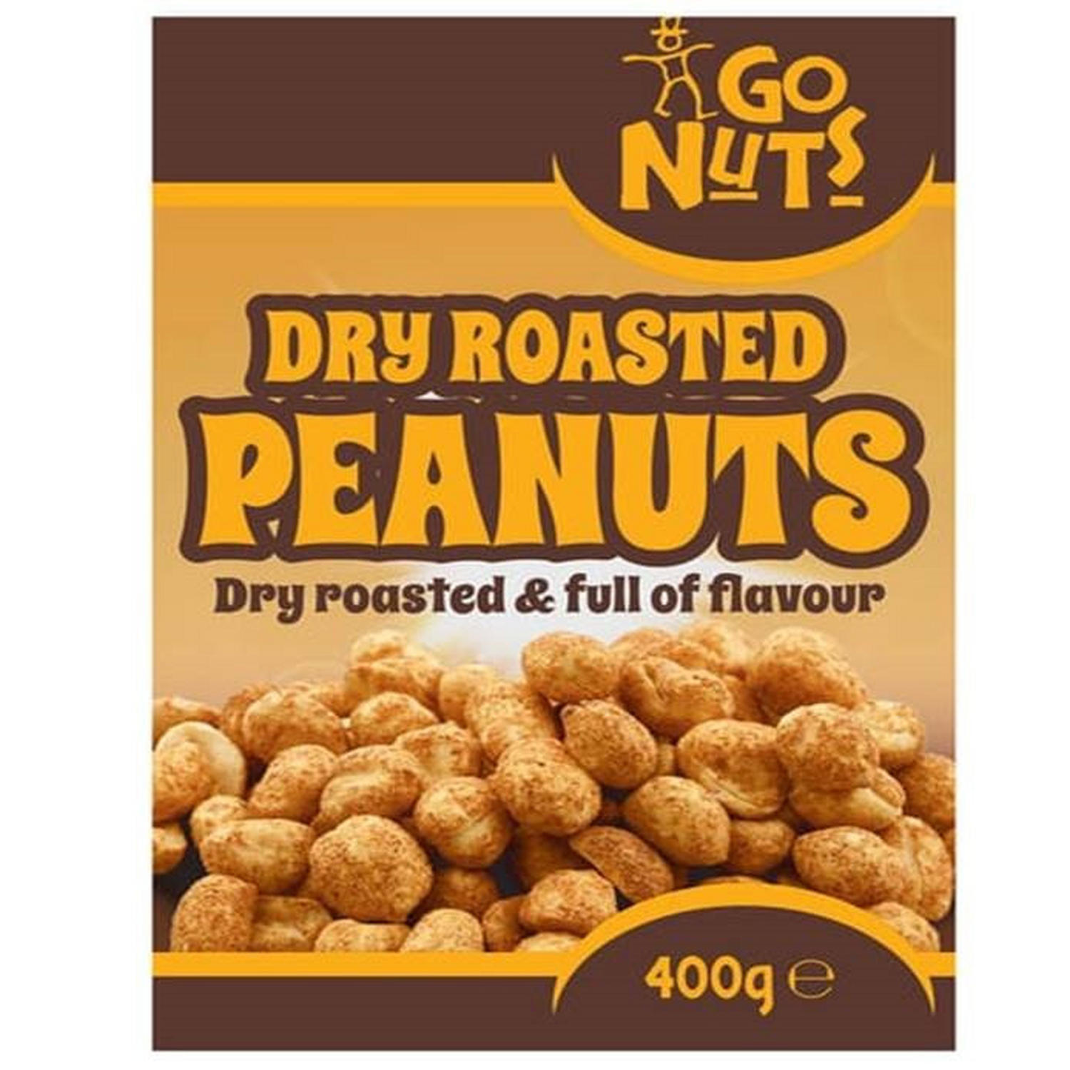 Go Nuts Dry Roasted Peanuts 400g