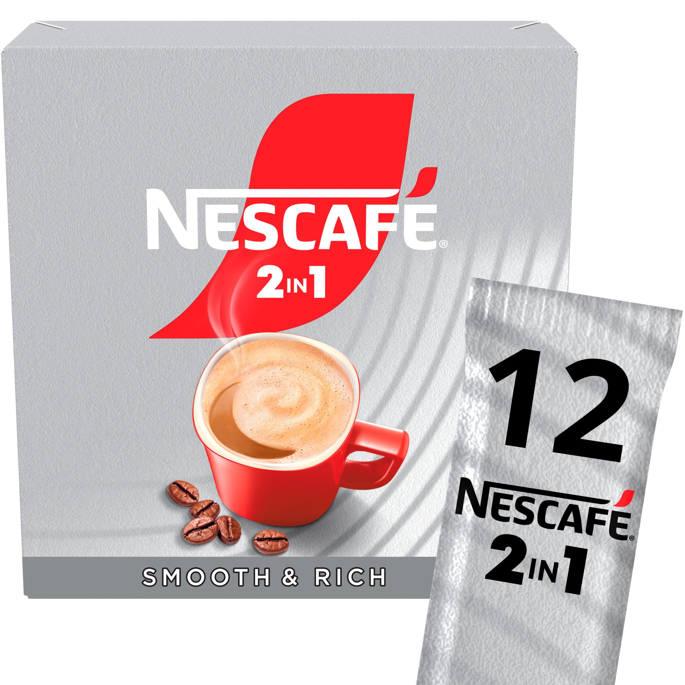Nescafe 2in1 Instant Coffee Sachets 12 x 9g