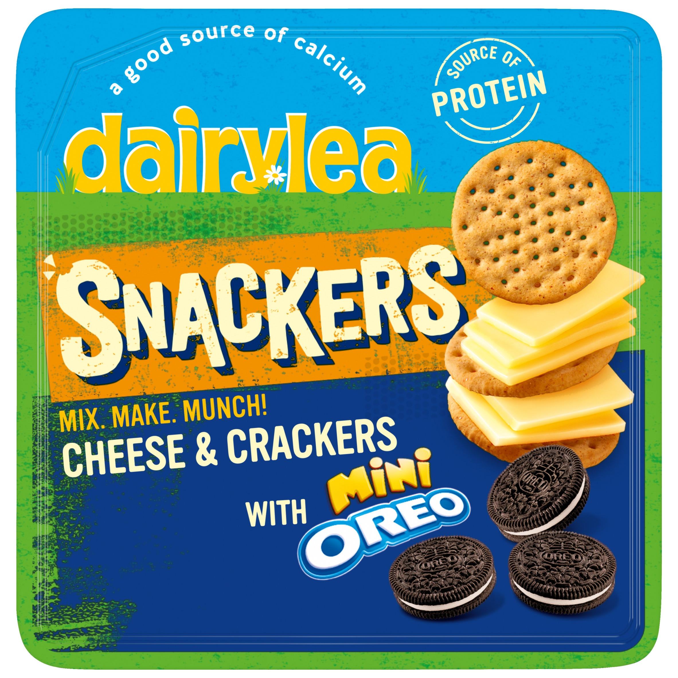 Dairylea Snackers Cheese & Crackers with Mini Oreo 56.5g