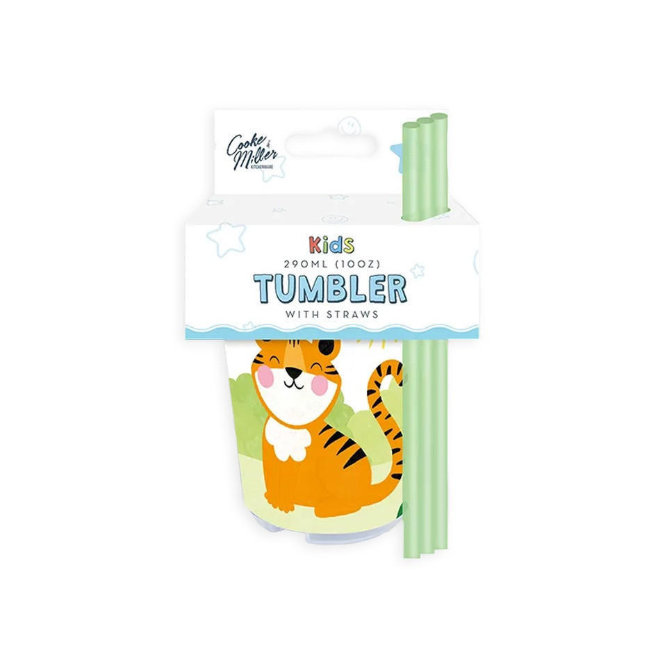 Safari Tumbler with Straw 3pk
