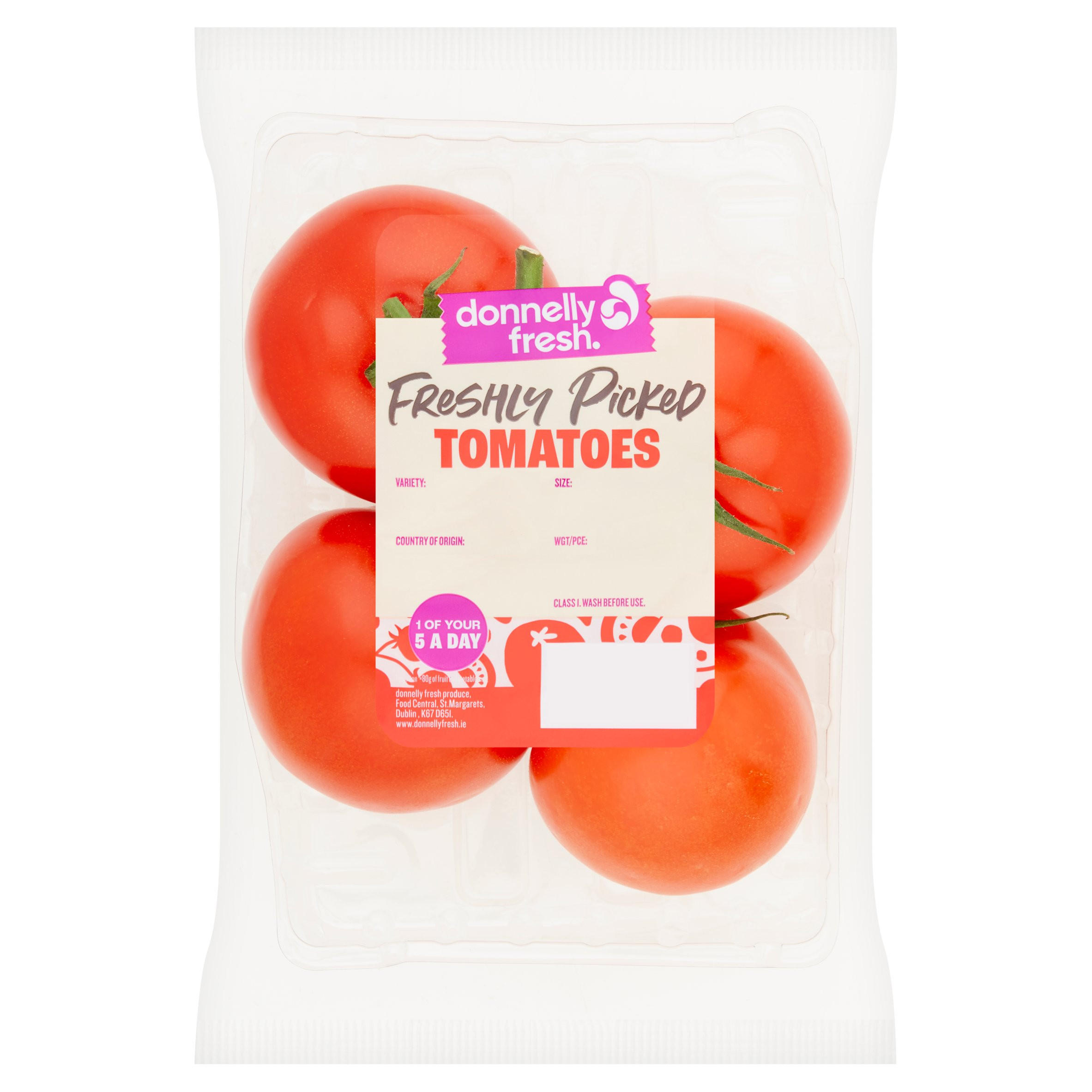 Donnelly Fresh Freshly Picked Vine Tomatoes 500g