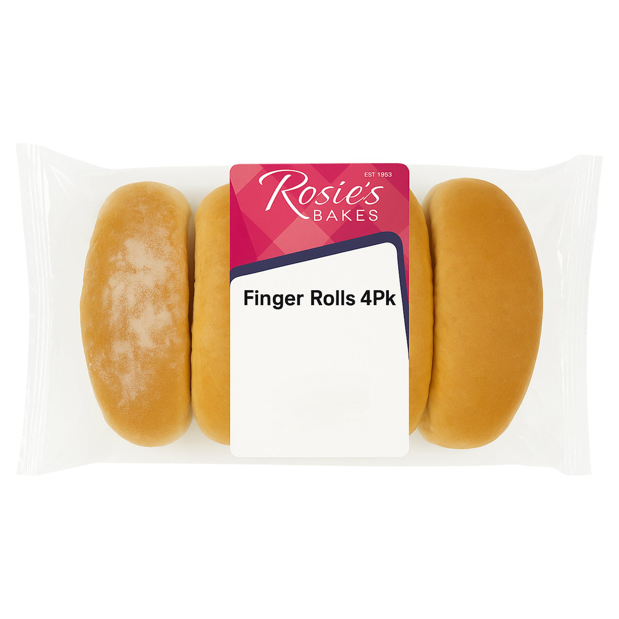 Rosie's Bakes Finger Rolls 244g