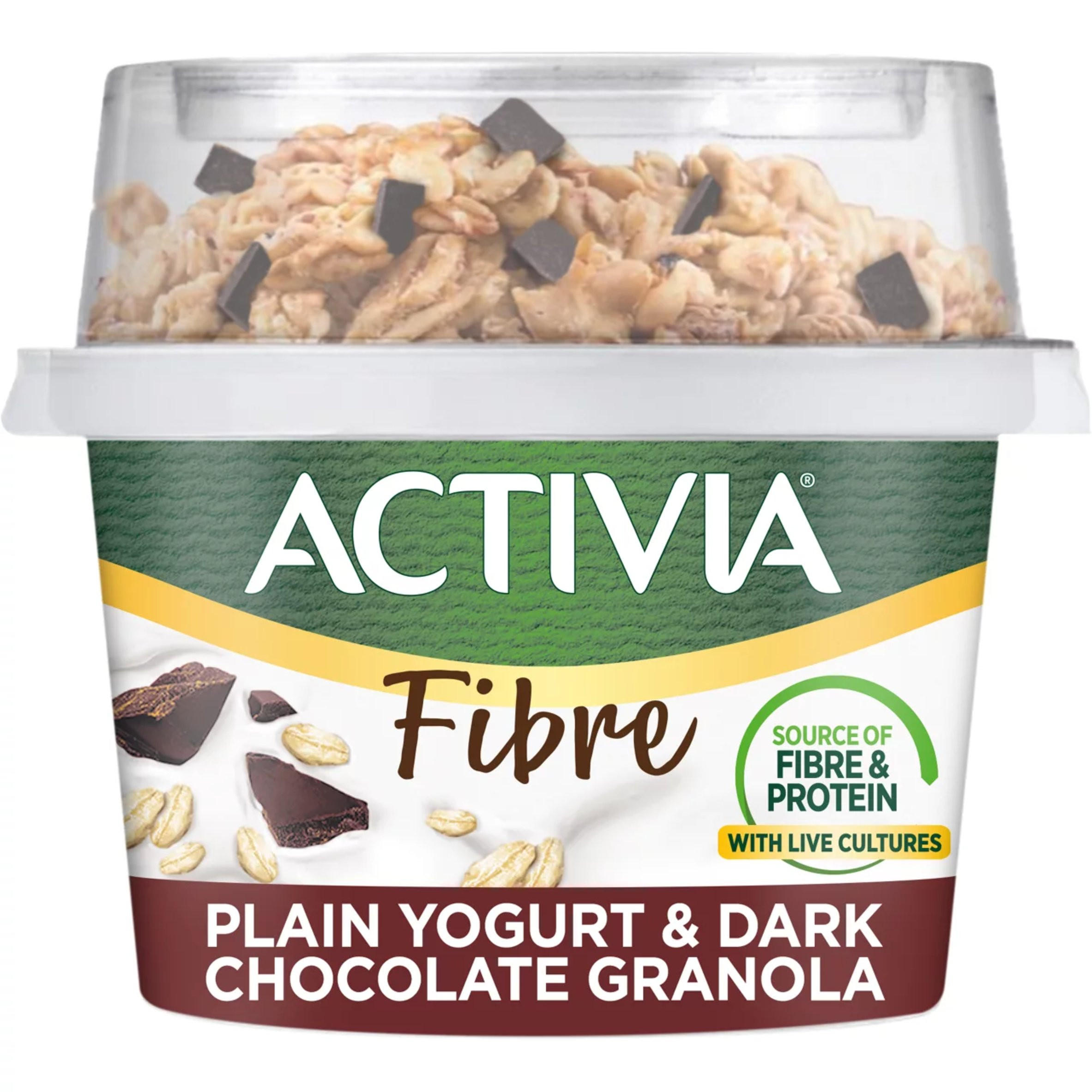 Activia Chocolate & Granola Gut Health Breakfast Yoghurt Pot 165g