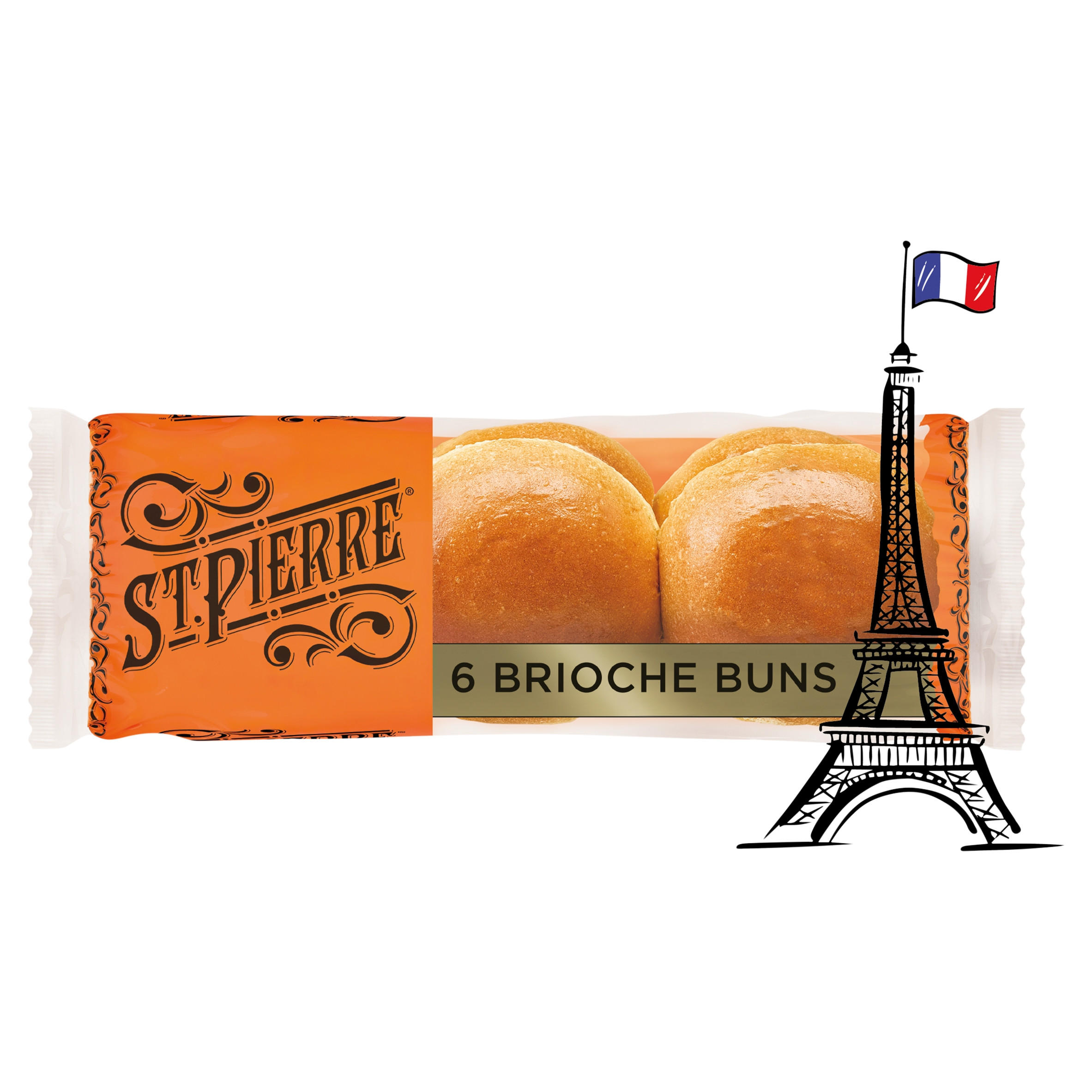 St Pierre 6 Brioche Buns